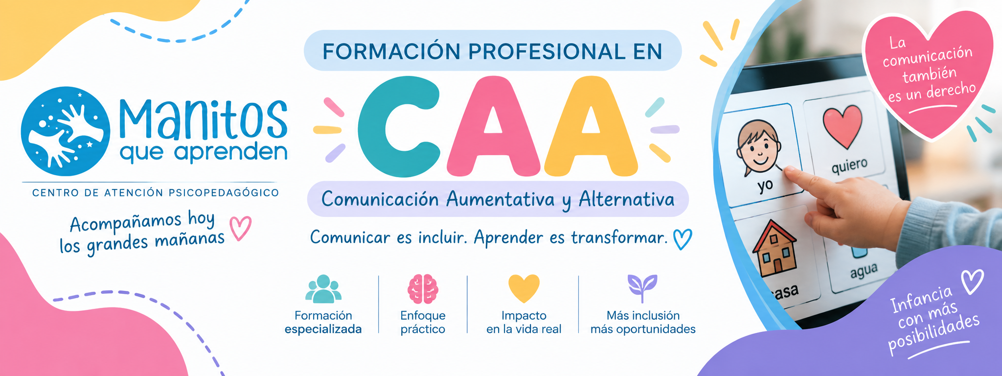 Formación profesional en CAA de Manitos Que Aprenden